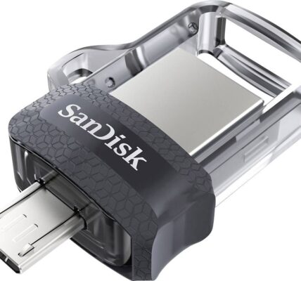 USB pamäť pre smartphone a tablet SanDisk Ultra® Dual Drive m3.0, 256 GB, microUSB (OTG), USB 3.0