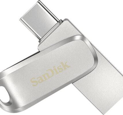 USB pamäť pre smartphone a tablet SanDisk Ultra Dual Luxe, 512 GB, USB-C ™ USB 3.2 (2. generácia), strieborná