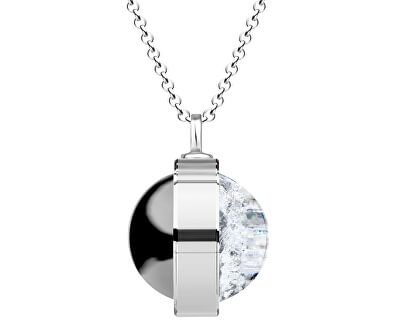 Preciosa Unikátny strieborný náhrdelník Singularis Kombi 6116 70 (retiazka, prívesok)