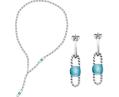 Morellato Exkluzívna zvýhodnená sada šperkov 1930 SATP24 (multifunkčný náhrdelník SATP15 + náušnice SATP17)
