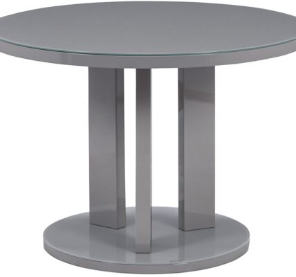 AUTRONIC jedálenský stôl AT-4003 GREY, pr. 108 cm