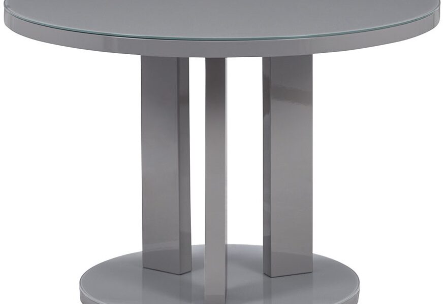 AUTRONIC jedálenský stôl AT-4003 GREY, pr. 108 cm