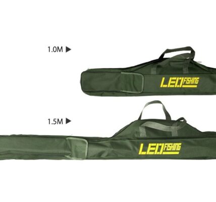 Rybárska taška na prúty – 2 farby Farba: zelená, Veľkosť: 100 cm