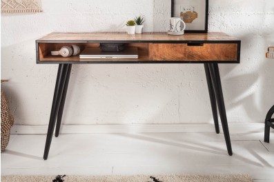 Bighome – Písací stôl INDUSTRY 120 cm – prírodná