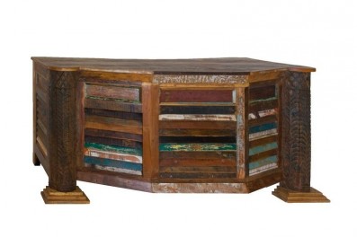 Bighome – OLDTIME Písací stôl 170×70 cm, staré drevo