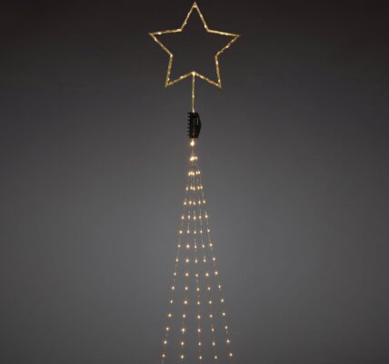 LED LED svetelný plášť na vianočný stromček Konstsmide 6315-860, hviezda, vnútorné 6315-860, 230 V