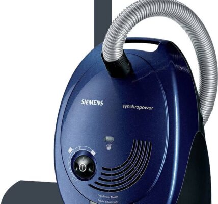Sáčkový vysávač Siemens VS06A111, 600 W, modrá