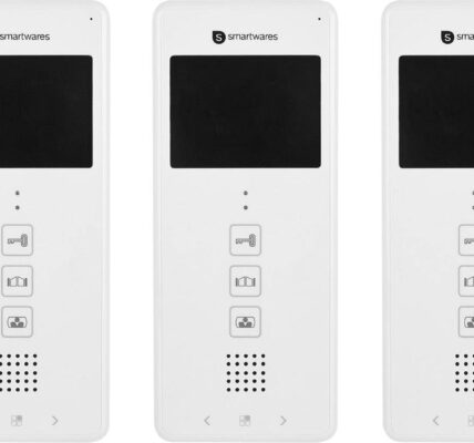 2 linka domové videotelefón Smartwares DIC-22142 DIC-22142, biela