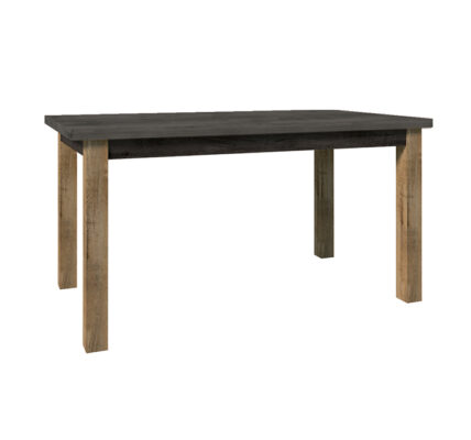 Jedálenský rozkladací stôl MONTANA STW dub lefkas tmavý / smooth sivý