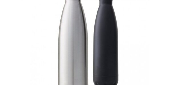 Nerezová cestovná fľaša Farba: biela, Veľkosť: M