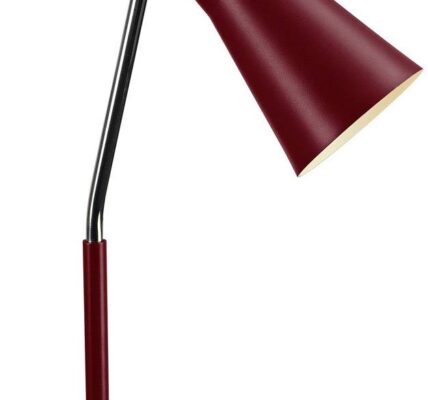 Lampa na písací stôl SLV Phelia halogénová žiarovka, LED , Druh pätice=GU10, 35 W, vínovo červená