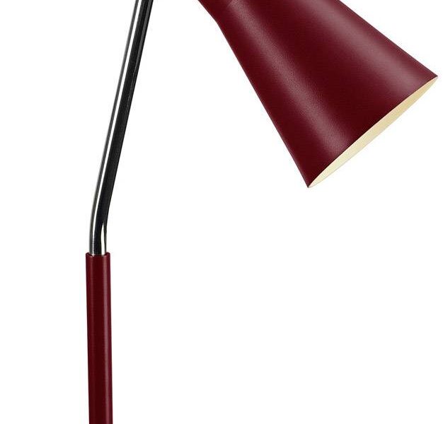 Lampa na písací stôl SLV Phelia halogénová žiarovka, LED , Druh pätice=GU10, 35 W, vínovo červená