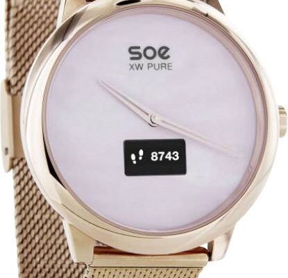 Smart hodinky X-WATCH Soe XW Pure, ružovozlatá