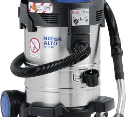 Mokrý / suchý vysávač Nilfisk ATTIX 40-0M PC TYPE 22 107400410, 1400 W, 37 l