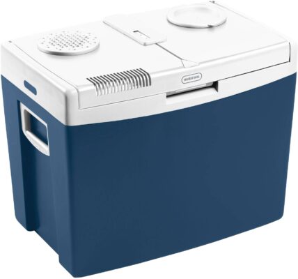 Prenosná chladnička (autochladnička) MobiCool MT35W 34 l, 12 V, 230 V, 34 l, modrá, biela