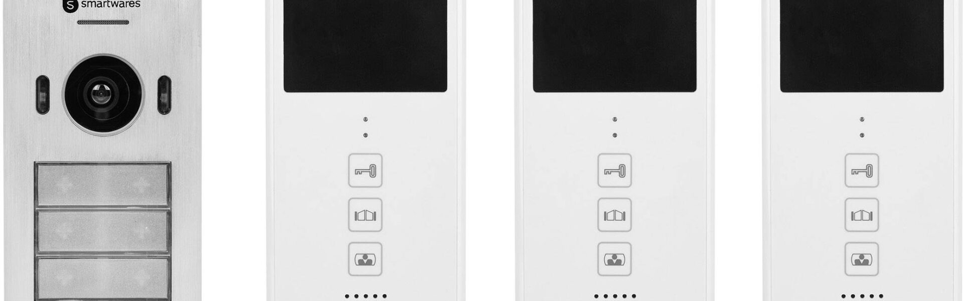 2 linka domové videotelefón Smartwares DIC-22132 DIC-22132, biela