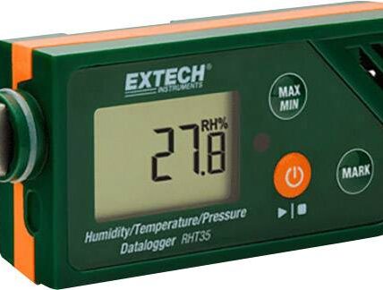 Multifunkčný datalogger Extech RHT35, Merná veličina vlhkosť vzduchu, teplota, tlak