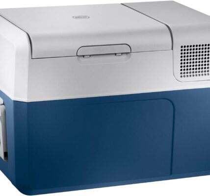 Prenosná chladnička (autochladnička) MobiCool MCF60 12/230 V, 12 V, 24 V, 230 V, 58 l, modrá, biela