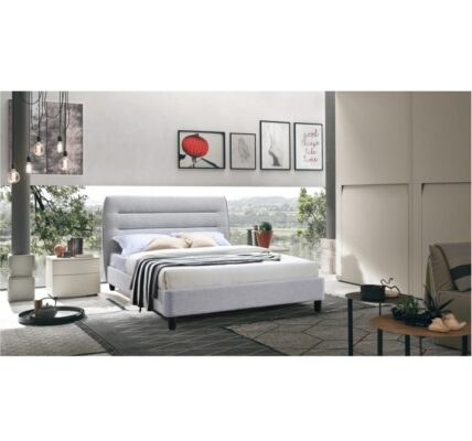 Manželská posteľ MAJESTIK sivý melír 160 x 200 cm