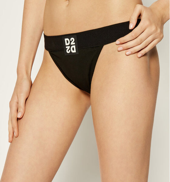 Dsquared2 Underwear Stringové nohavičky D8L292980 Čierna