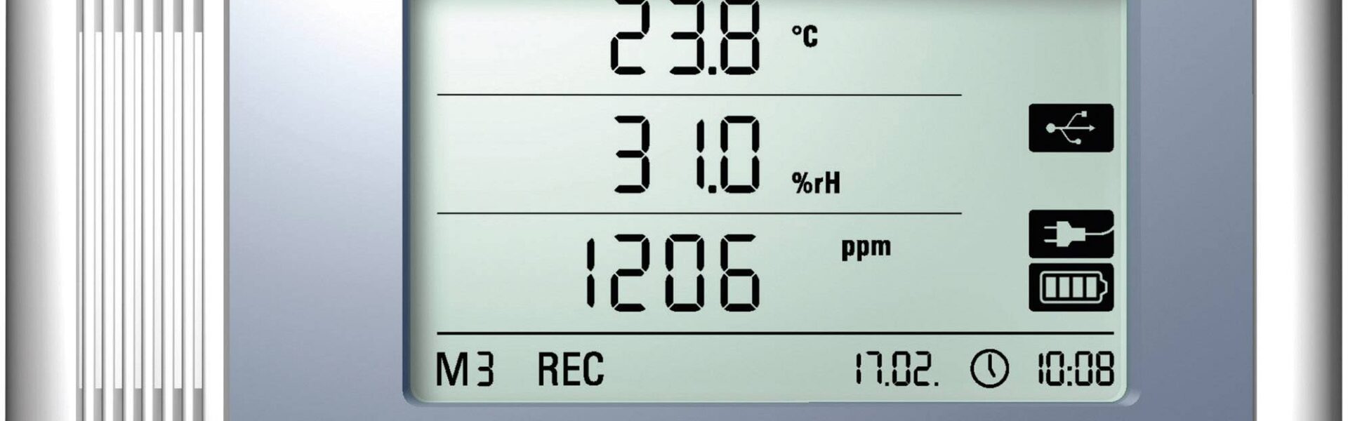 Multifunkčný datalogger Lufft 8120.21, Merná veličina vlhkosť vzduchu, CO2, teplota