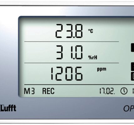 Multifunkčný datalogger Lufft 8120.21, Merná veličina vlhkosť vzduchu, CO2, teplota