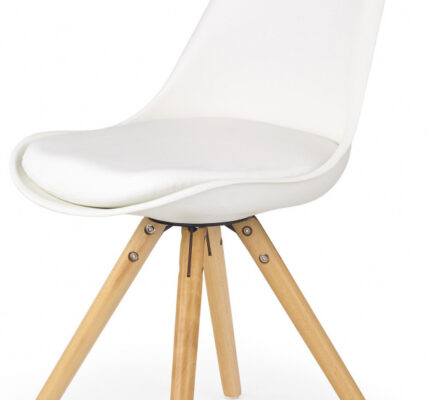 HALMAR Jedálenská stolička K201 bielá