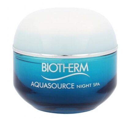 Biotherm Aquasource Night Spa 50 ml nočný pleťový krém pre ženy na veľmi suchú pleť; na dehydratovanu pleť