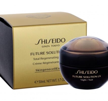 Shiseido Future Solution LX 50 ml nočný pleťový krém pre ženy na veľmi suchú pleť; výživa a regenerácia pleti; proti vráskam