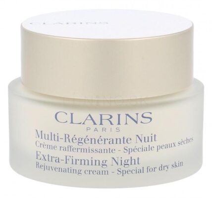 Clarins Extra-Firming Rejuvenating Cream 50 ml nočný pleťový krém na zmiešanú pleť; proti vráskam; na rozjasnenie pleti; spevnenie a lifting pleti