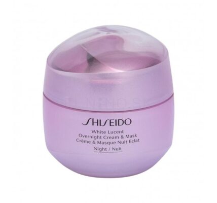 Shiseido White Lucent Overnight Cream & Mask 75 ml nočný pleťový krém na veľmi suchú pleť; na pigmentové škvrny; proti vráskam; na rozjasnenie pleti
