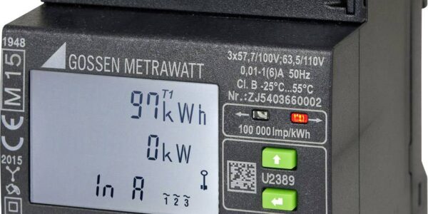Gossen Metrawatt, merač energie ENERGYMID na pripojenie prevodníka, S0, MID, multifunkčný displej (MFD), 4L Gossen Metrawatt U2389-V021