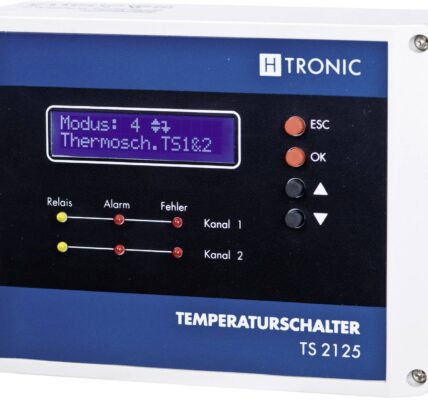 Multifunkčný teplotný spínač H-Tronic TS 2125 1114450, -55 do 125 °C