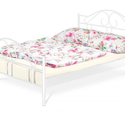 Posteľ 140×200 BED-1909 Biela