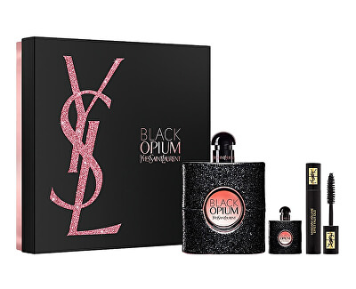 Yves Saint Laurent Black Opium – EDP 90 ml + EDP 7,5 ml + maskara 2 ml