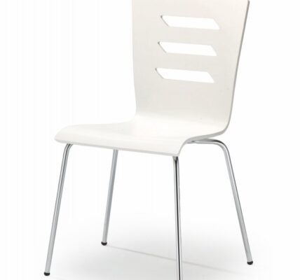 Jedálenská stolička K155 biela