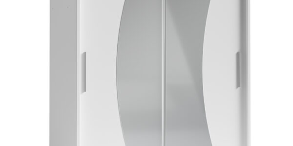 Vešiaková skriňa s posuvnými dverami BIRGAMO TYP 2 biela