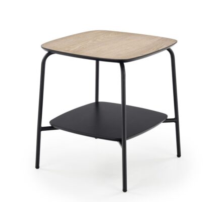 Konferenčný stolík GENUA LAW1 45×45 cm jaseň / čierna