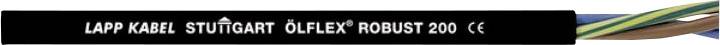Riadiaci kábel LAPP ÖLFLEX® ROBUST 200 21816-50, 3 G 4 mm², vonkajší Ø 12.40 mm, 750 V, 50 m, čierna