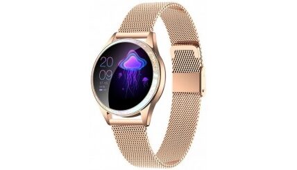 Dámske smart hodinky Armodd Candywatch Crystal, zlatá