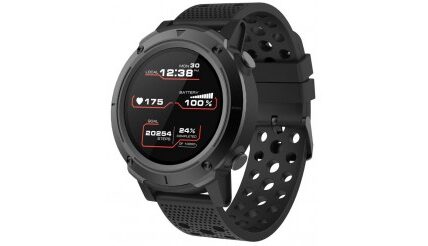 Smart hodinky Canyon Wasabi, športové, IP68, GPS, čierna