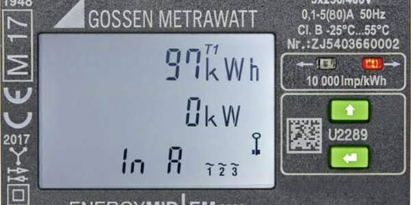 Trojfázový elektromer digitálne/y Gossen Metrawatt EM2289 Modbus RTU U2289-V028