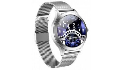 Smart hodinky Deveroux KW10PRO, strieborná