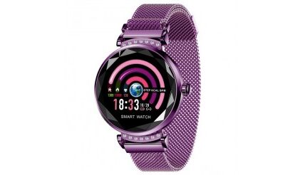 Smart hodinky Smartomat Sparkband, fialová