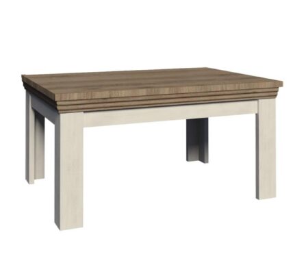 Jedálenský stôl rozkladací 160/203 ROYAL ST sosna nordická / dub divoký