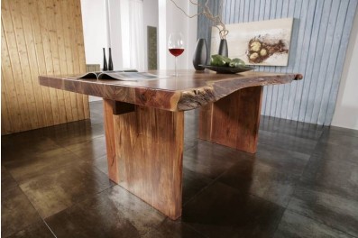 Bighome – METALL Jedálenský stôl 170×110 cm, akácia