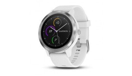 Chytré hodinky Garmin VivoActive 3 Optic Silver, biela