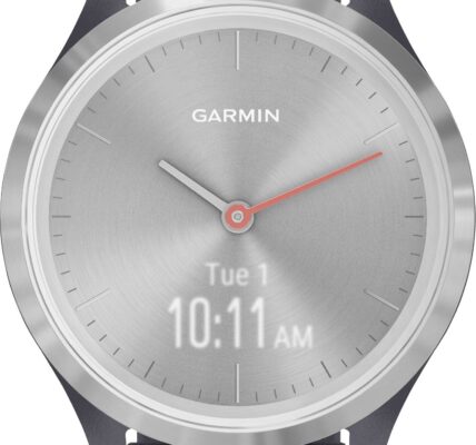 Smart hodinky Garmin vivomove 3S Sport Silver-Blue, Silicone