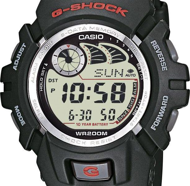 Náramkové hodinky Casio G-2900F-1VER, (d x š x v) 52.4 x 45.9 x 16.5 mm, čierna