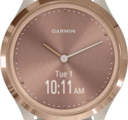 Smart hodinky Garmin vivomove 3S Sport Rose-Tundra, Silicone